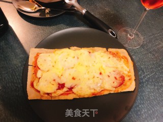 简易荞麦薄脆披萨（crispy flat bread pepperoni pizza)的做法步骤：6