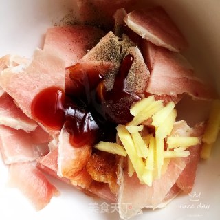 肉片炒黄瓜的做法步骤：3