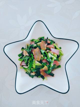 腊味炒韭菜的做法步骤：6
