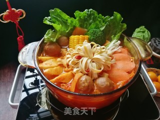 韩式泡菜火锅的做法步骤：23