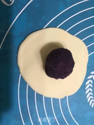 烫面紫薯馅饼的做法步骤：5