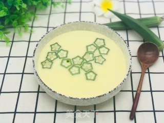 秋葵炖蛋的做法步骤：9