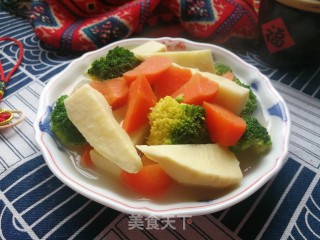 骨汤煮时蔬的做法步骤：19
