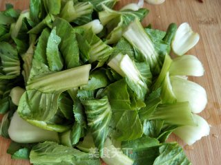 干贝油菜的做法步骤：2
