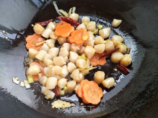 干贝油菜的做法步骤：6