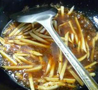 牛肉酱茭白丝盖浇面的做法步骤：12