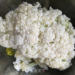 爆炒有机菜花的做法步骤：1