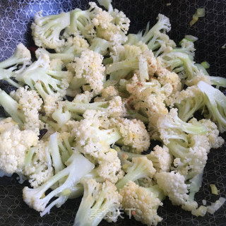 爆炒有机菜花的做法步骤：7