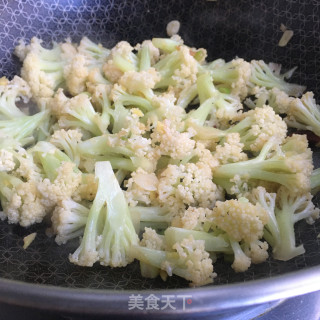 爆炒有机菜花的做法步骤：8
