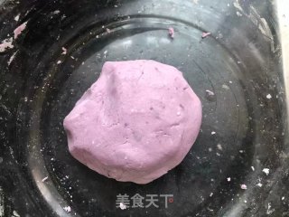 紫薯糯米糕的做法步骤：3