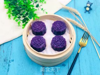 紫薯糯米糕的做法步骤：8