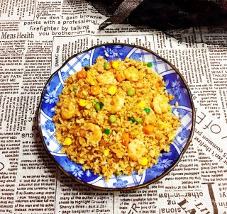 虾仁酱油炒饭的做法步骤：14
