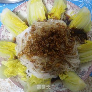 蒜蓉粉丝娃娃菜的做法步骤：10
