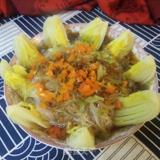 蒜蓉粉丝娃娃菜的做法步骤：12