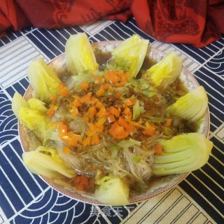蒜蓉粉丝娃娃菜的做法步骤：14