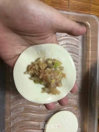 白菜猪肉粉丝饺子的做法步骤：7