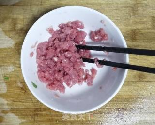 荠菜肉末豆腐羹的做法步骤：4