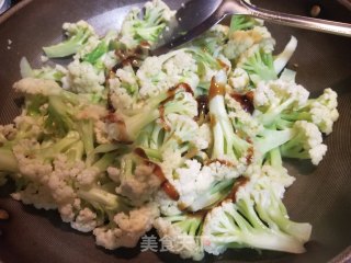 蚝油清炒菜花的做法步骤：5