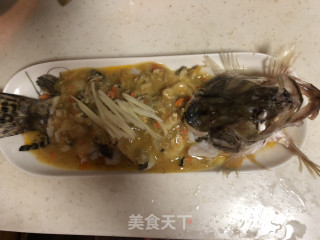 蟹粉鳜鱼的做法步骤：13