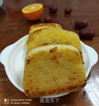 蛋奶黄油馒头片的做法步骤：9