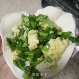香酥韭菜鸡蛋盒子的做法步骤：7