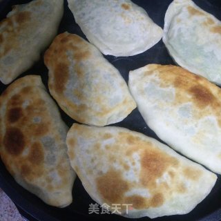 香酥韭菜鸡蛋盒子的做法步骤：11