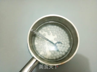 蜜豆藕粉酒酿圆子的做法步骤：4
