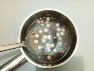 蜜豆藕粉酒酿圆子的做法步骤：8
