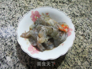 虾仁炒荷兰豆的做法步骤：4