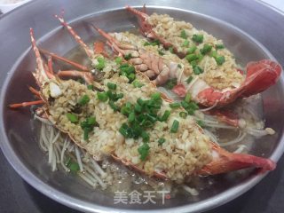 蒜蓉蒸小龙虾的做法步骤：10