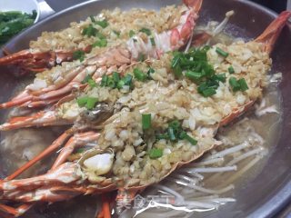 蒜蓉蒸小龙虾的做法步骤：11