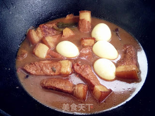 红烧肉熏蛋的做法步骤：11