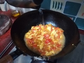 番茄鸡蛋面的做法步骤：9