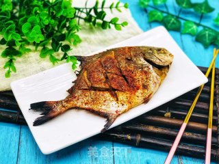 辣烤金鲳鱼的做法步骤：12