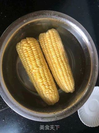 清蒸水果玉米的做法步骤：2