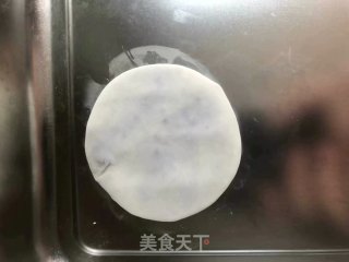 饺子皮紫薯饼的做法步骤：7