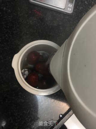 红枣乌鸡炖阿胶的做法步骤：6