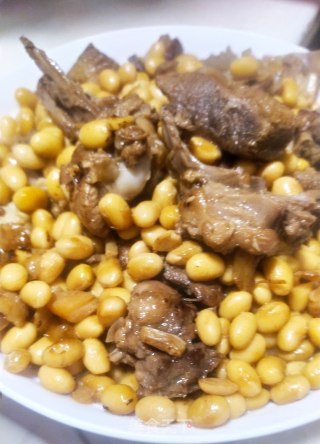 黄豆焖鸭肉的做法步骤：8