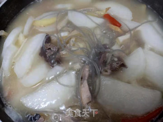 冬天进补正当时，家庭版牛杂萝卜，汤汁浓郁，营养价值高的做法步骤：8