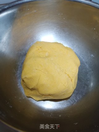 南瓜糯米红豆包的做法步骤：4