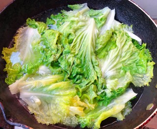 #清肠食谱#蚝油蒜蓉生菜的做法步骤：3
