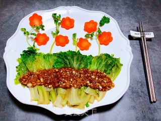 #清肠食谱#蚝油蒜蓉生菜的做法步骤：11