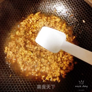 肉末炒蔬菜粒的做法步骤：5