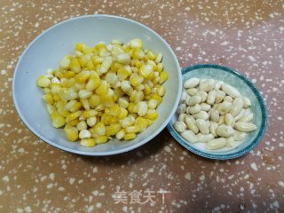 花生玉米汁的做法步骤：1