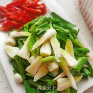 爆炒羊肉卷的做法步骤：2