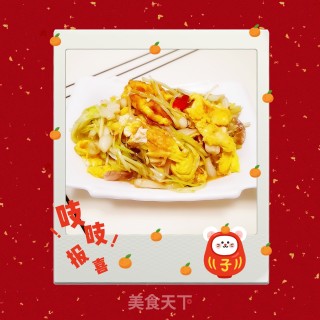 荞子炒鸡蛋的做法步骤：11