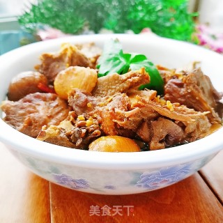 板栗烧鸭的做法步骤：11