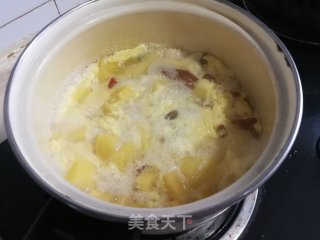 苹果酒酿蛋花汤的做法步骤：7