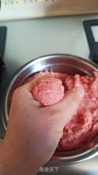 能弹起的牛肉丸的做法步骤：9