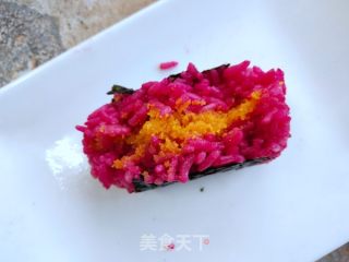 咸蛋黄夹心饭团的做法步骤：10